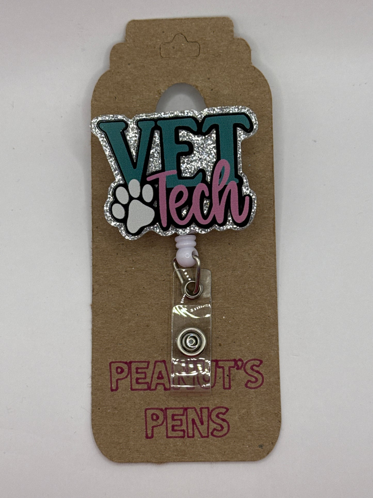 Vet tech Badge Reel