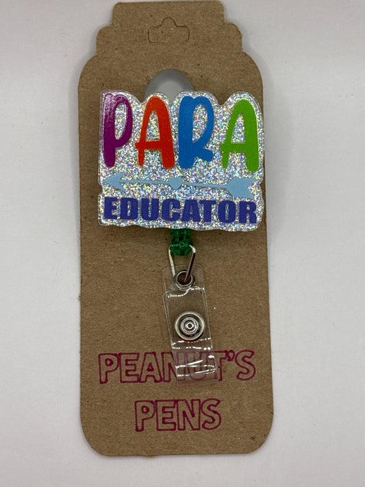 Paraprofessional Badge Reel