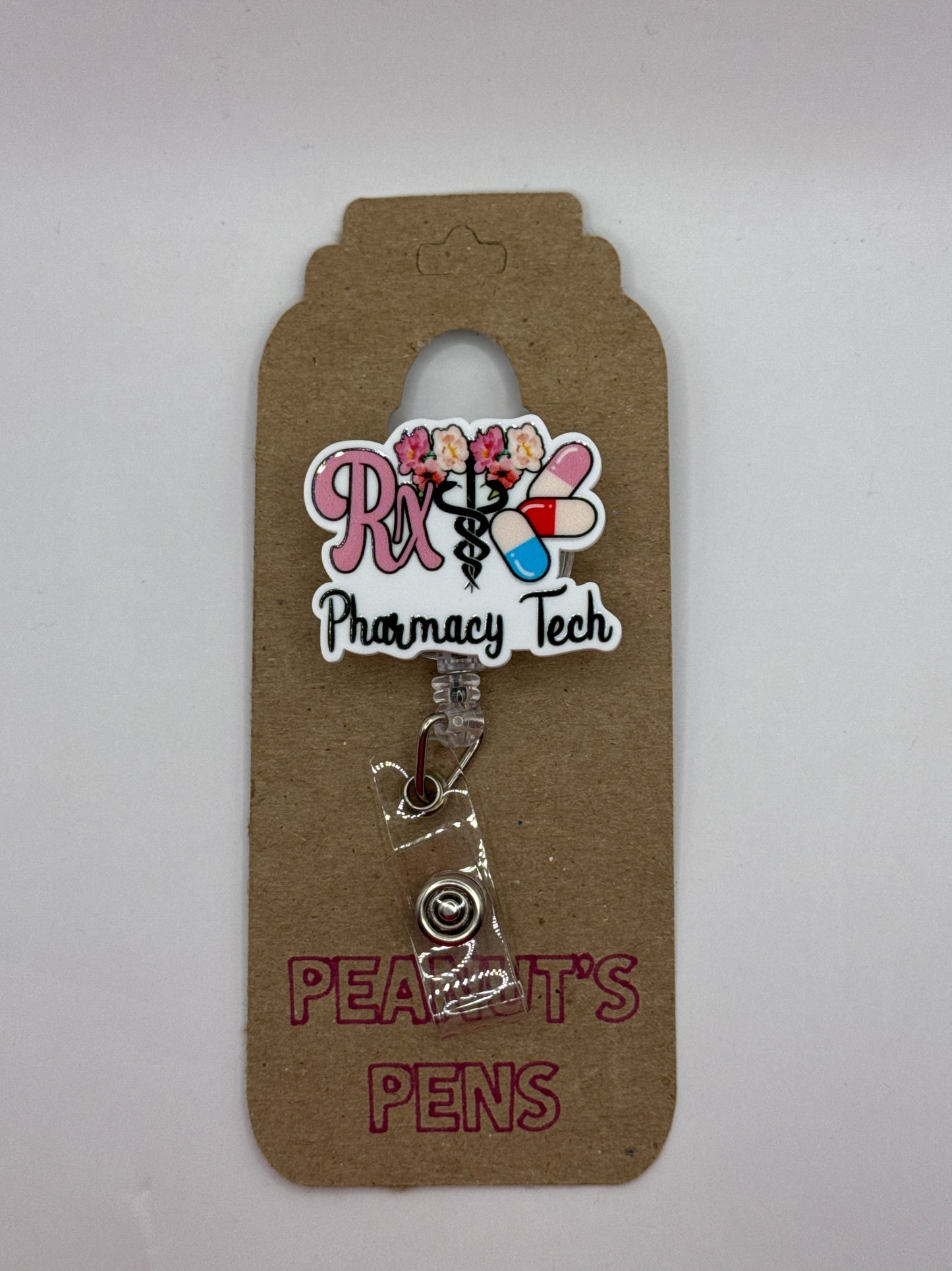 Pharmacy Tech Badge Reel