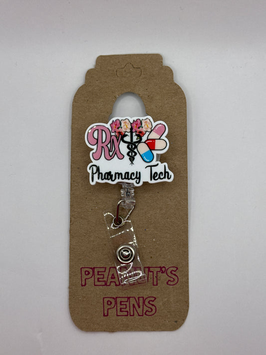 Pharmacy Tech Badge Reel