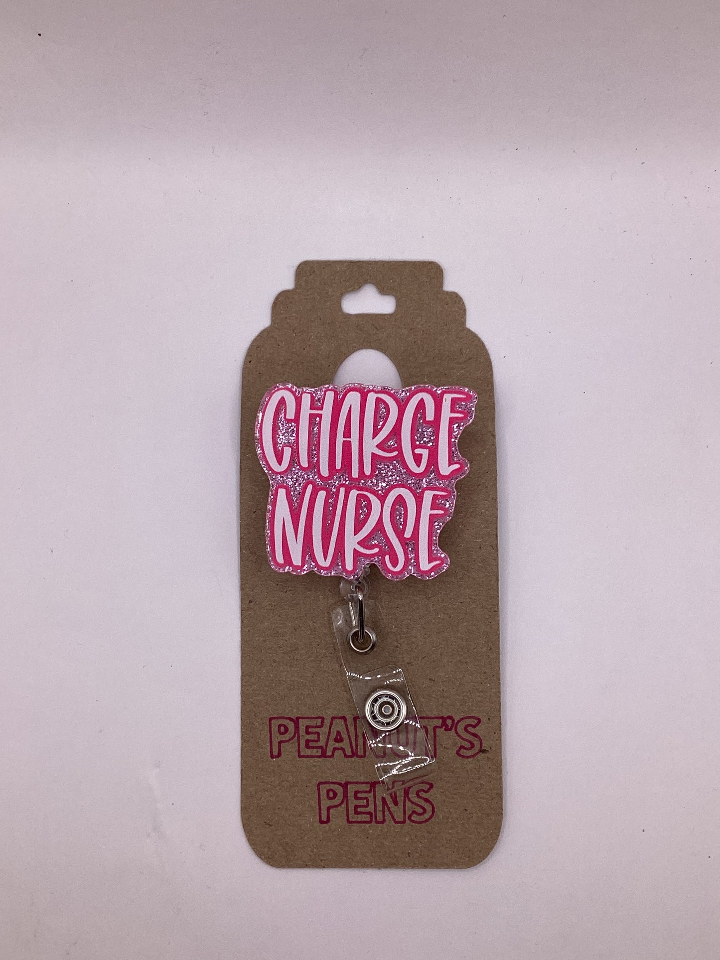 Charge Nurse Badge Reel